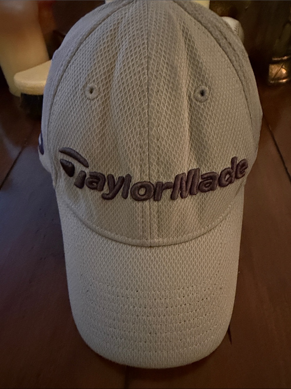 TaylorMade Kids Beige Cap with Dark Embroidery